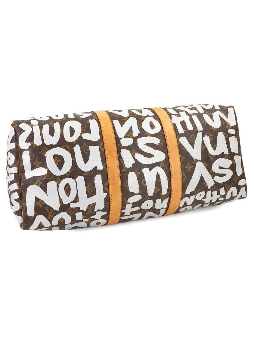 Louis Vuitton Monogram Graffiti Keepall 50 Boston Bag Arjan - Picture 5 of 10